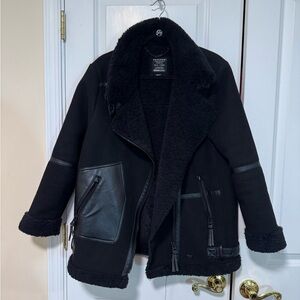 Superdry Ophelia Wool Aviator Jacket
